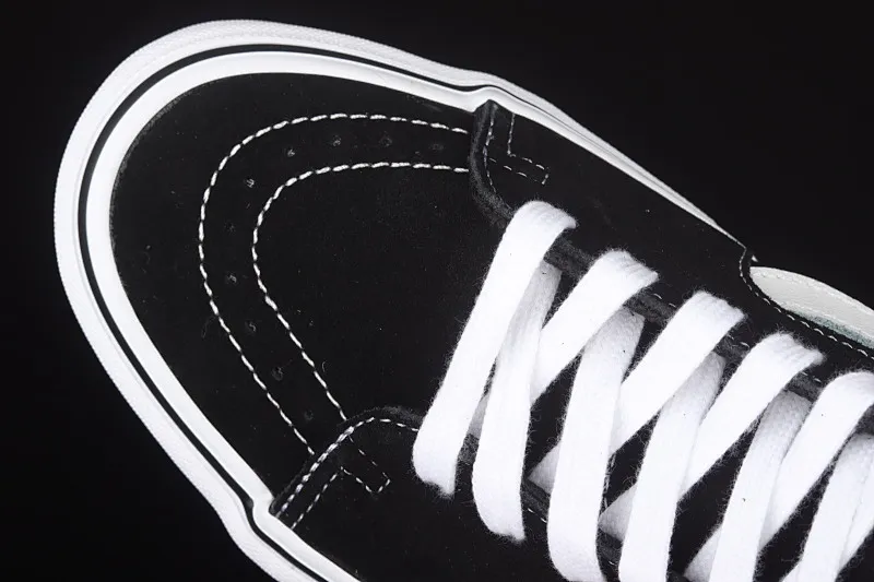 All categories Vans Vans series Vans Mid Vans China Vans Sk8-Hi Vans black side checkerboard professional skateboard shoes VN0A5FCCY28